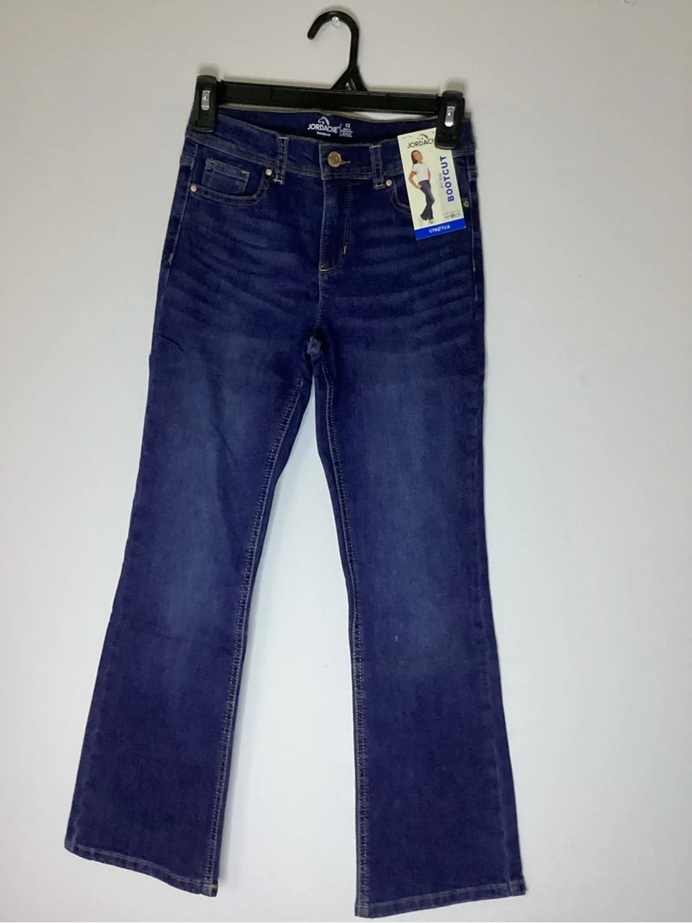Jordache Dark Blue Straight-Leg Kids Jeans